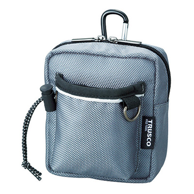 トラスコ TRUSCO コンパクトツールケース ワイドポケット グレー TCTC1502-GY 365-5920 (商品コード：163734)