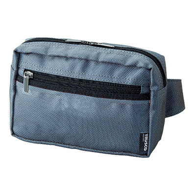 トラスコ TRUSCO コンパクトウエストポーチ グレー TC-CWP-GY 392-6524 (商品コード：163747)