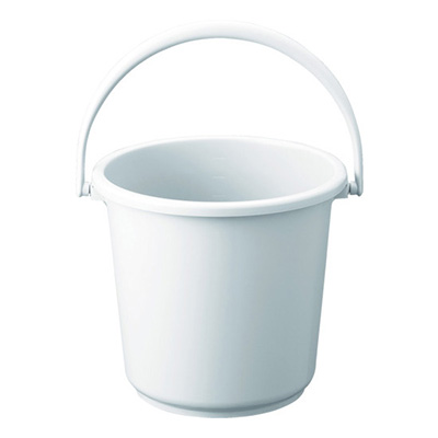 トラスコ TRUSCO PPカラーバケツ （HACCP対応） TPPB-10-W 477-9771 (商品コード：166272)