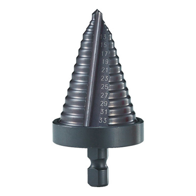 トラスコ TRUSCO ステップドリル 2枚刃黒染め表面処理 5～35mm 段数13 NMS-35 138-4546 (商品コード：167825)