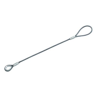 トラスコ TRUSCO ワイヤロープスリング Bタイプ アルミロック 6mm×1.5m 1本入り TWBL-6S1.5 837-0589 (商品コード：168147)