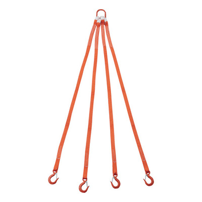 トラスコ TRUSCO 4本吊ベルトスリングセット 25mm幅×1.5m 1S G25-4P15-0.86 258-0323