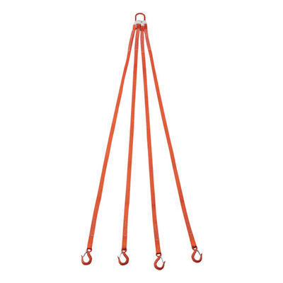 トラスコ TRUSCO 4本吊ベルトスリングセット 25mm幅×2m 1S G25-4P20-0.86 258-0320