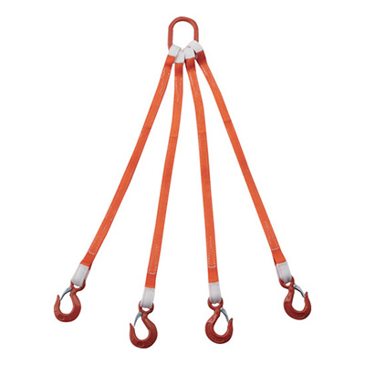トラスコ TRUSCO 4本吊ベルトスリングセット 25mm幅×1m 1S G25-4P10-1.72 258-0317