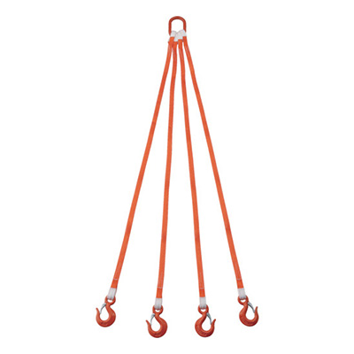 トラスコ TRUSCO 4本吊ベルトスリングセット 25mm幅×2m 1S G25-4P20-2.58 258-0324