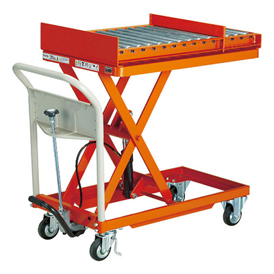 トラスコ TRUSCO 金型移動用ハンドリフター 900㎏ 600×1200 オレンジ HLFA-E1000M1 115-7932