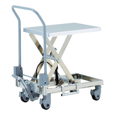 トラスコ TRUSCO アルミハンドリフター60㎏ 足踏み油圧式 400×720 HLF-S60A 484-6451 (商品コード：168597)