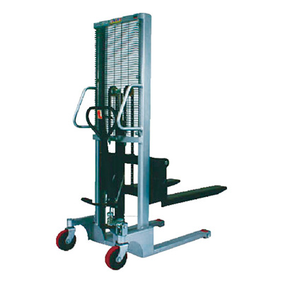 トラスコ TRUSCO コゾウスタッカー 1000㎏ 足踏み油圧式 H85～1600mm TPAH-L-1016 453-8200 (商品コード：168631)