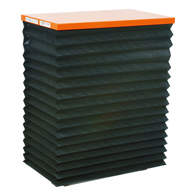 トラスコ TRUSCO テーブルリフト 100㎏ 520×850mm 電動Bねじ式100V 蛇腹付 HDL-L1058RJ-12 160-5448 (商品コード：168699)