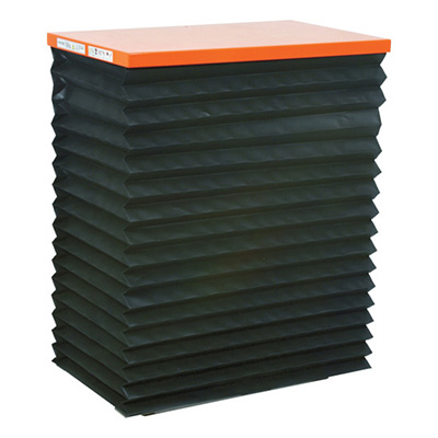 トラスコ TRUSCO テーブルリフト 倍速タイプ 70㎏ 520×850mm 電動Bねじ式200V 蛇腹付 HDL-L0758RTJ-22 380-0765 (商品コード：168712)