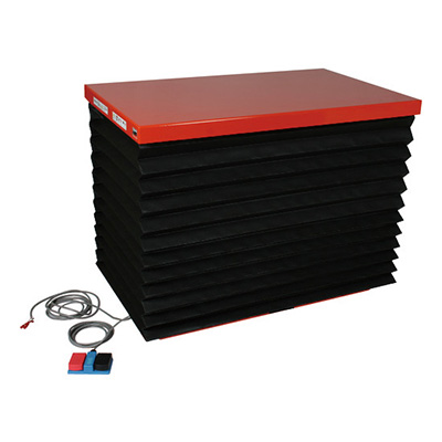 トラスコ TRUSCO テーブルリフト 油圧式 300㎏ 600×950mm 蛇腹付 HDLA-30-0609J 160-5378 (商品コード：168761)