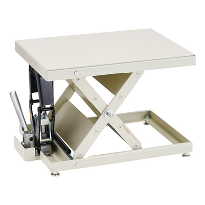 トラスコ TRUSCO ローハイシステム リフター 油圧ジャッキ式 400×550mm LHU-38 137-2372 (商品コード：168780)