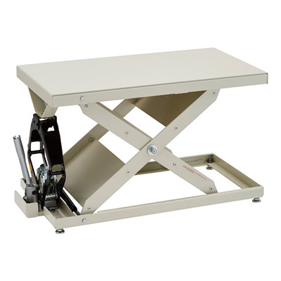 トラスコ TRUSCO ローハイシステム リフター 油圧ジャッキ式 400×750mm LHU-45 137-2373 (商品コード：168781)