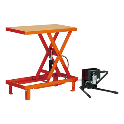 トラスコ TRUSCO ワークテーブルリフト 足踏式 250㎏ 500×800mm HLFWA-S250 115-8235 (商品コード：168788)