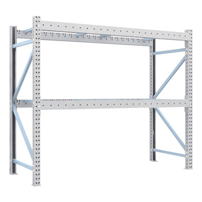 トラスコ TRUSCO 重量パレットラック1トン2300×900×H2000 2段 単体 1D-20B23-09-2 459-1330