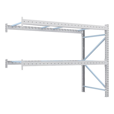トラスコ TRUSCO 重量パレットラック1トン2300×1100×H2000 2段 連結 1D-20B23-11-2B 459-1381
