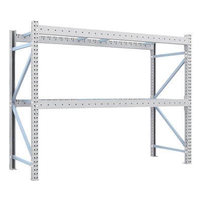 トラスコ TRUSCO 重量パレットラック2トン2500×900×H2000 2段 単体 2D-20B25-09-2 459-1879