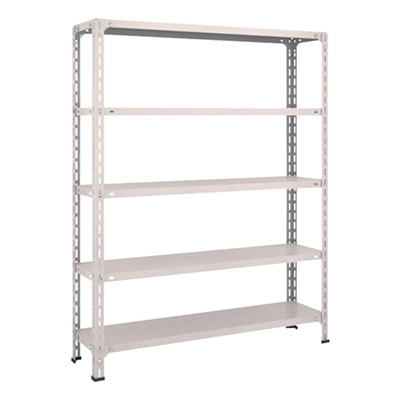 トラスコ TRUSCO スチールラック 軽量棚開放型 W1200×D300×H1500 5段 ネオグレー 54V-15 502-4544 (商品コード：169065)