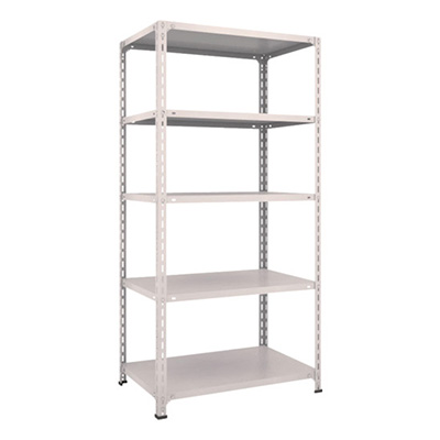 トラスコ TRUSCO スチールラック 軽量棚開放型 W875×D600×H1800 5段 ネオグレー 63W-15 503-8839 (商品コード：169112)