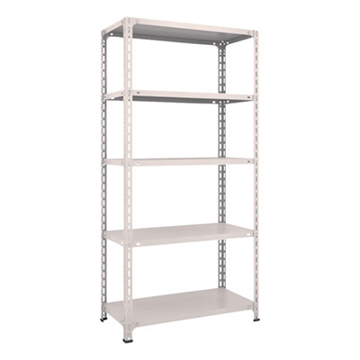 トラスコ TRUSCO スチールラック 軽量棚開放型 W875×D450×H1800 5段 ネオグレー 63X-15 503-8812 (商品コード：169118)