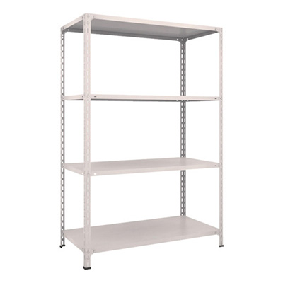 トラスコ TRUSCO スチールラック 軽量棚開放型 W1200×D600×H1800 4段 ネオグレー 64W-14 502-4692 (商品コード：169134)