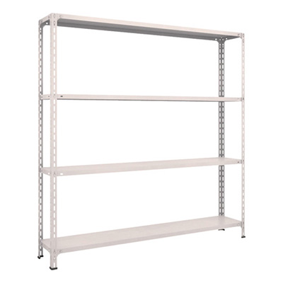 トラスコ TRUSCO スチールラック 軽量棚開放型 W1800×D300×H1800 4段 ネオグレー 66V-14 502-4838 (商品コード：169149)