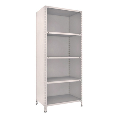 トラスコ TRUSCO スチールラック 軽量棚背板・側板付 W875×D600×H2100 5段 ネオグレー 73W-25 503-9401 (商品コード：169165)