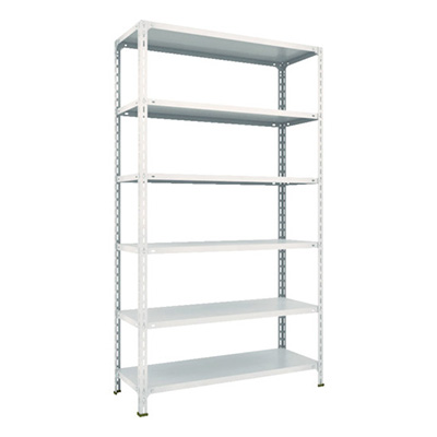 トラスコ TRUSCO スチールラック 軽量棚開放型 W1200×D450×H2100 6段 ネオグレー 74X-16 502-5044 (商品コード：169180)