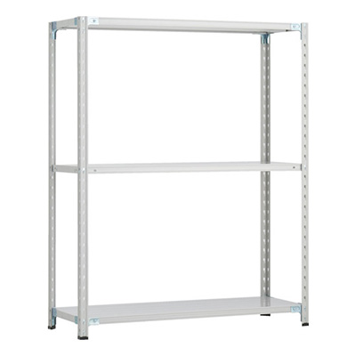 トラスコ TRUSCO CB型セミボルトレス軽量棚 1500×300×H1200 3段 WG色 CB-4533-WG 254-5600
