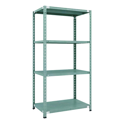トラスコ TRUSCO CB型セミボルトレス軽量棚 900×600×H1800 4段 グリーン CB-6364-GN 115-5170 (商品コード：169376)
