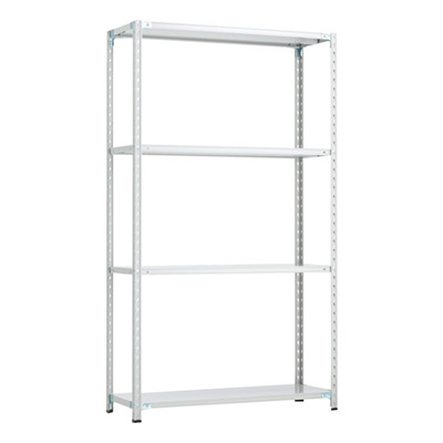 トラスコ TRUSCO CB型セミボルトレス軽量棚 1200×450×H21004段 WG色 CB-7444-WG 254-7147