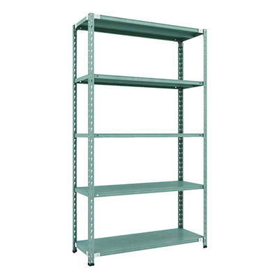 トラスコ TRUSCO CB型セミボルトレス軽量棚 1200×450×H21005段 グリーン CB-7445-GN 115-5213