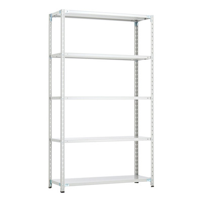 トラスコ TRUSCO CB型セミボルトレス軽量棚 1200×450×H21005段 WG色 CB-7445-WG 254-7146