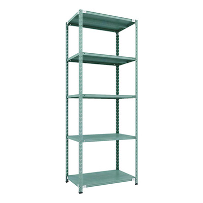 トラスコ TRUSCO CB型セミボルトレス軽量棚 900×600×H2400 5段 グリーン CB-8365-GN 115-5238 (商品コード：169468)