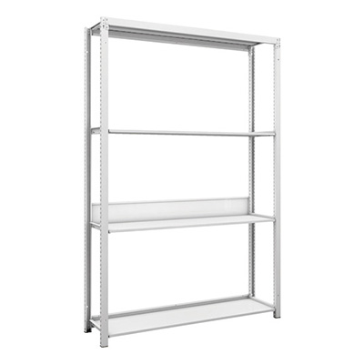 トラスコ TRUSCO スチールラック K1型抗菌塗装高密度収納棚 H1900×W1250×D325 4段 K1-6434 206-4730 (商品コード：169573)