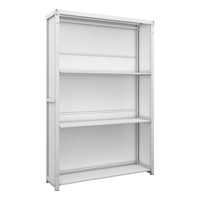 トラスコ TRUSCO スチールラック 背板・側板付 H1900×W1250×D325 4段 K1-6434SG 206-4950 (商品コード：169575)