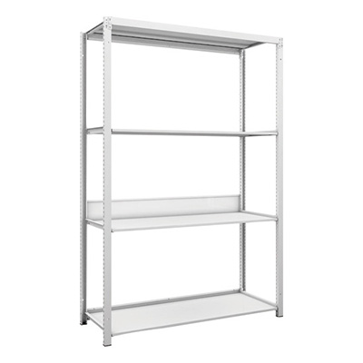 トラスコ TRUSCO スチールラック K1型抗菌塗装高密度収納棚 H1900×W1250×D475 4段 K1-6444 206-4731 (商品コード：169597)