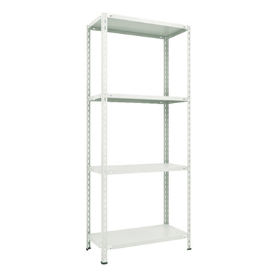 トラスコ TRUSCO スチールラック 軽量棚 中棚ボルトレス型 875×300×2100 4段 ネオグレー L73V-14 779-9845 (商品コード：169874)