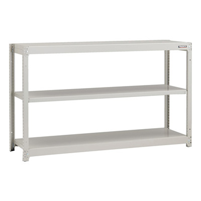 トラスコ TRUSCO スチールラック M1.5型軽中量棚 1460×445×H900 3段単体 ネオグレー M1.5-3543 538-5972 (商品コード：169926)