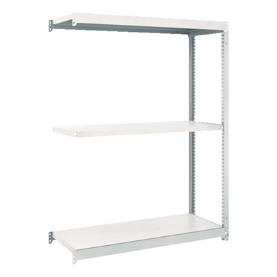 トラスコ TRUSCO スチールラック M1.5型軽中量棚 1760×295×1200 3段連結 ネオグレー M1.5-4633B 511-4535 (商品コード：169973)