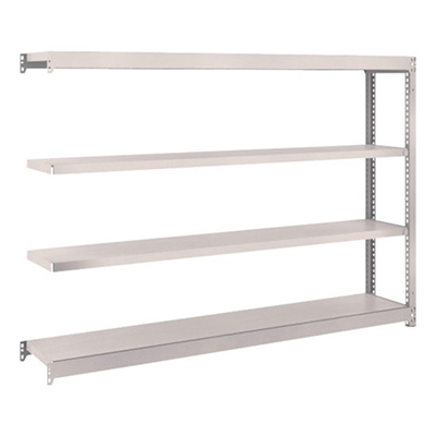 トラスコ TRUSCO スチールラック M1.5型 W1760×D295×H1200 4段 連結 ネオグレー M1.5-4634B 508-4768 (商品コード：169975)