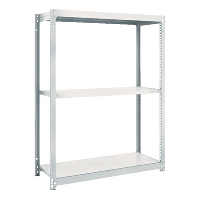 トラスコ TRUSCO スチールラック M1.5型軽中量棚 860×595×1500 3段 単体 ネオグレー M1.5-5363 780-0053 (商品コード：169992)