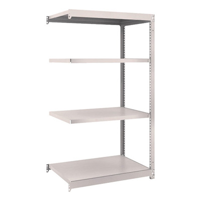 トラスコ TRUSCO スチールラック M1.5型 W860×D595×H1500 4段 連結 ネオグレー M1.5-5364B 508-2871 (商品コード：169995)