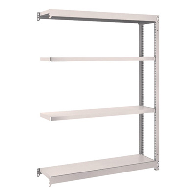 トラスコ TRUSCO スチールラック M1.5型 W1160×D295×H1500 4段 連結 ネオグレー M1.5-5434B 508-2803 (商品コード：169999)