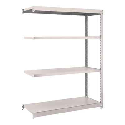 トラスコ TRUSCO スチールラック M1.5型 W1160×D445×H1500 4段 連結 ネオグレー M1.5-5444B 508-2846 (商品コード：170003)