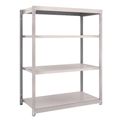 トラスコ TRUSCO スチールラック M1.5型 W1160×D595×H1500 4段 単体 ネオグレー M1.5-5464 505-8635 (商品コード：170006)