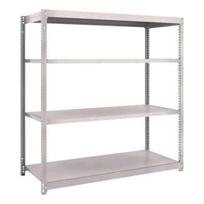 トラスコ TRUSCO スチールラック M1.5型 W1460×D595×H1500 4段 単体 ネオグレー M1.5-5564 506-6069 (商品コード：170018)