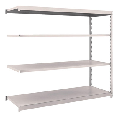 トラスコ TRUSCO スチールラック M1.5型 W1760×D595×H1500 4段 連結 ネオグレー M1.5-5664B 508-3168 (商品コード：170031)