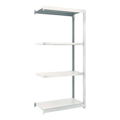 トラスコ TRUSCO スチールラック M1.5型 W860×D445×H1800 4段 連結 ネオグレー M1.5-6344B 508-3397 (商品コード：170053)