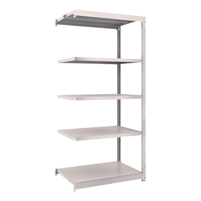 トラスコ TRUSCO スチールラック M1.5型 W860×D595×H1800 5段 連結 ネオグレー M1.5-6365B 508-3451 (商品コード：170071)